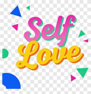 Self Love Motivational Design PNG