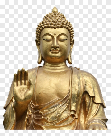 Golden Buddha Statue PNG