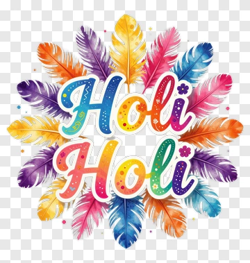 Holi Festival Celebration PNG