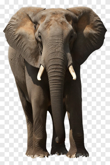 Elephant Standing In Field PNG