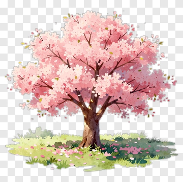 Cherry Blossom Tree In Spring PNG