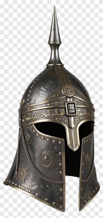 Historical Helmet With Ornate Details PNG