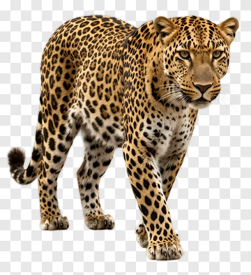 Leopard In Motion PNG