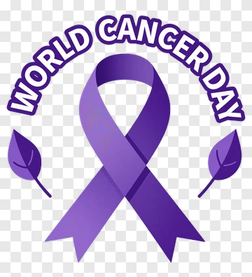 World Cancer Day Awareness Ribbon PNG