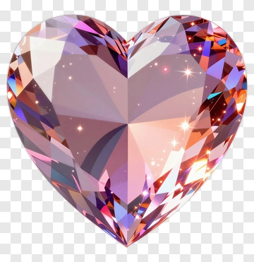 Heart Shaped Diamond PNG