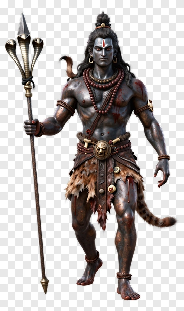Shiva The Divine Warrior PNG
