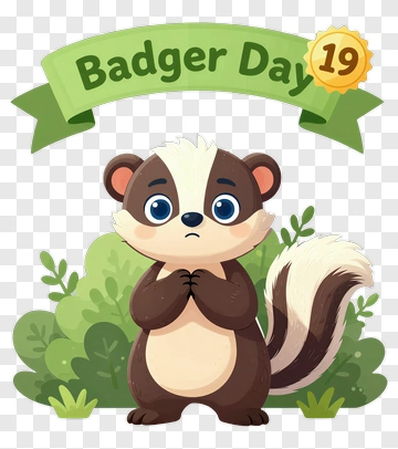 Badger Day Celebration PNG