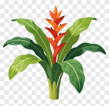 Heliconia Flower PNG