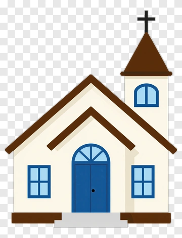 Simple Church Design PNG