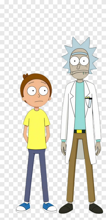 Morty And Rick From Rick And Morty PNG