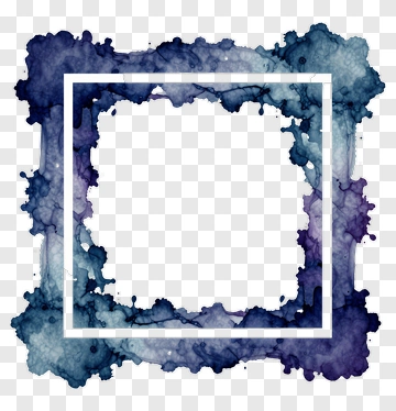 Ink Splash Frame PNG