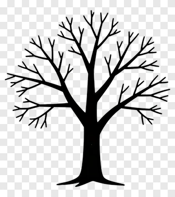 Black Tree Silhouette PNG