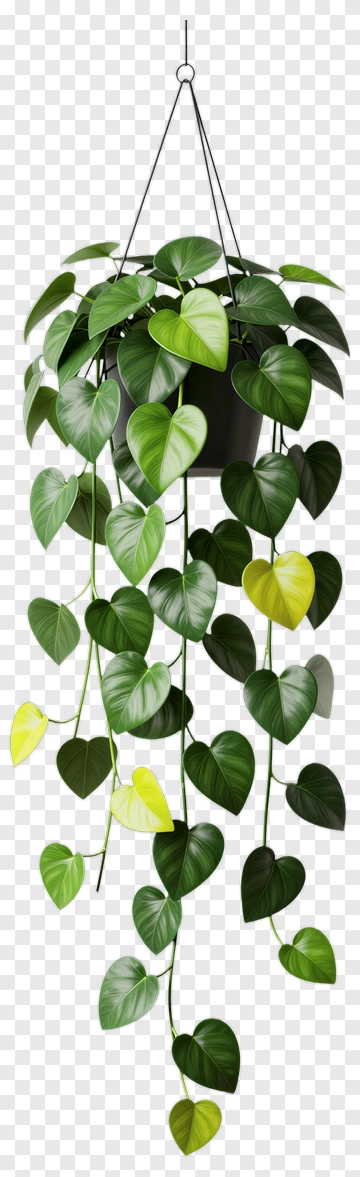 Hanging Heart-Leaf Plant PNG