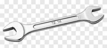 Silver Wrench PNG
