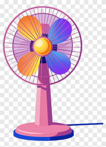 Colorful Fan PNG
