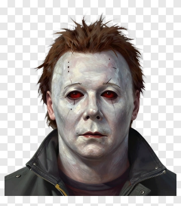 Michael Myers In White Mask PNG