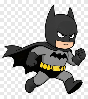 Batman In Action PNG