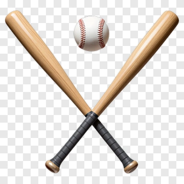 Baseball Bat And Ball PNG