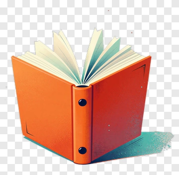 Open Book With Colorful Pages PNG
