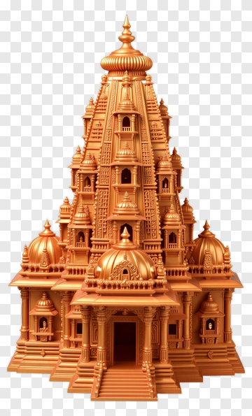 Golden Temple Model PNG