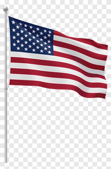 American Flag Waving PNG