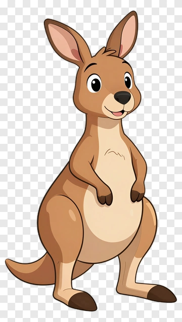 Cute Kangaroo PNG