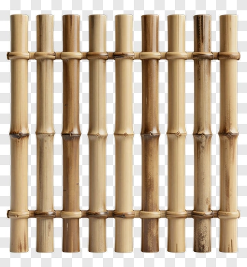 Bamboo Fence Panel PNG