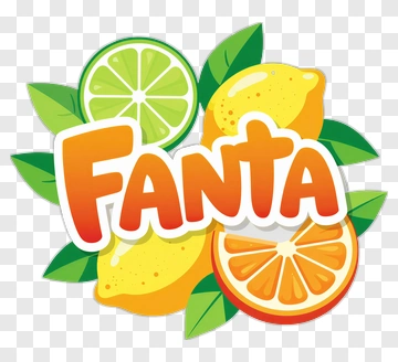 Fanta Lemon Lime Orange PNG