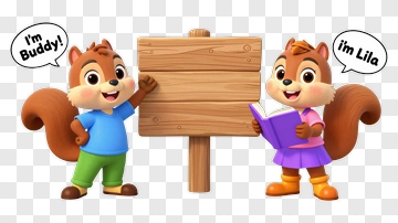 Buddy And Lila Chipmunks PNG