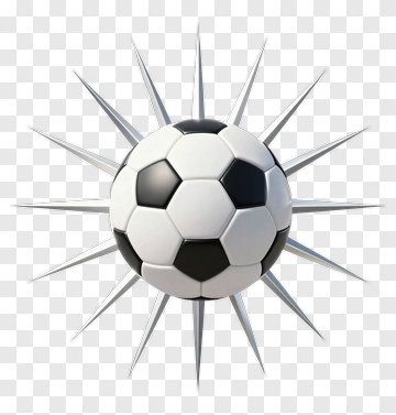 Soccer Ball With Spikes PNG