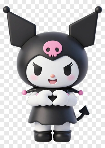 Kuromi Cartoon Character PNG