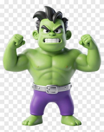 Hulk Cartoon Character PNG