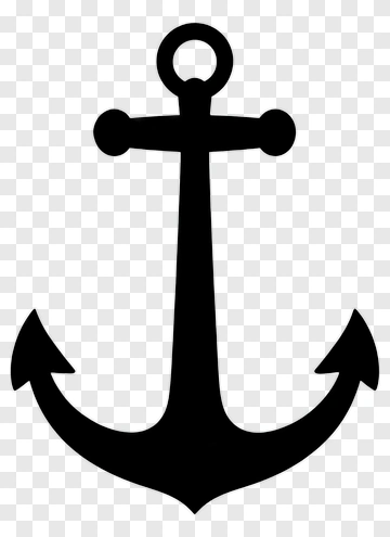 Black Anchor Silhouette PNG