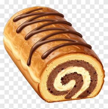 Chocolate Cake Roll PNG