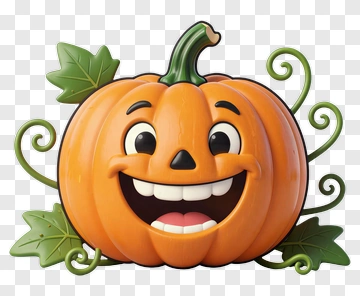 Happy Pumpkin With Smile PNG