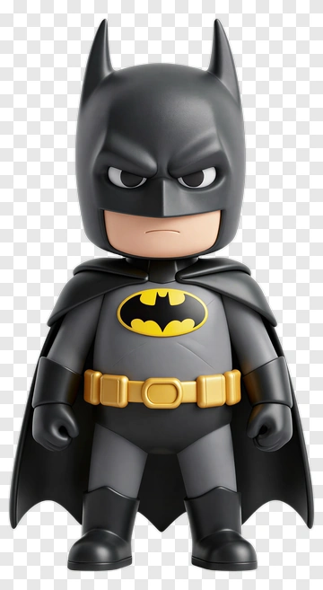 Batman Cartoon Figure PNG