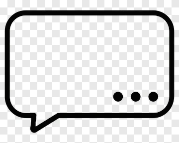 Speech Bubble With Dots PNG