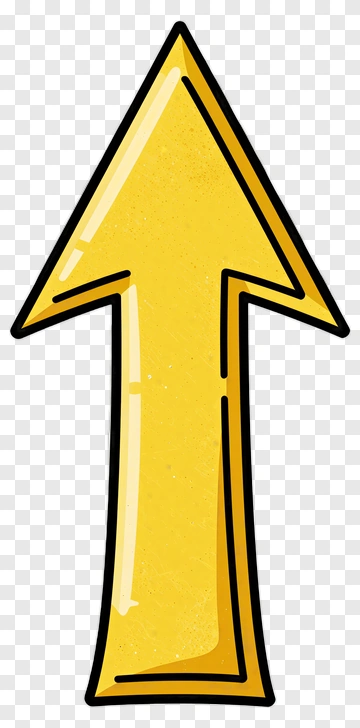 Golden Arrow PNG