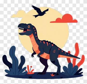 Dinosaur In The Wild PNG