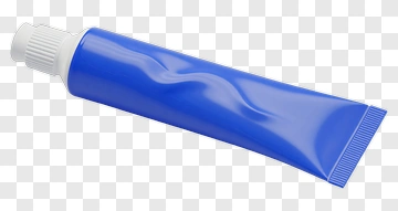 Blue Toothpaste Tube PNG