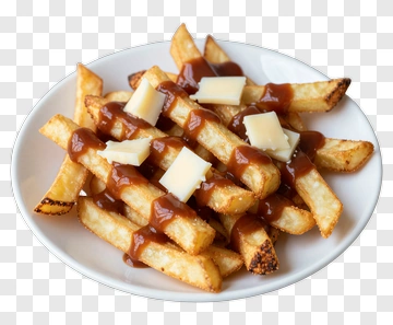 Fries With Cheese And Sauce PNG