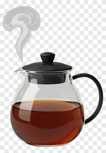 Steaming Tea Pot PNG
