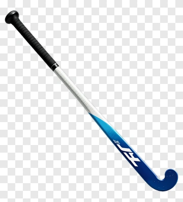 Blue And White Hockey Stick PNG