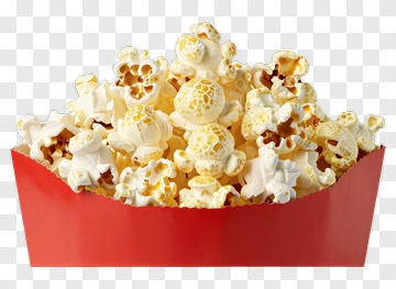 Crispy Popcorn In Red Container PNG