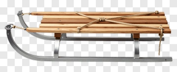 Wood And Metal Sled PNG