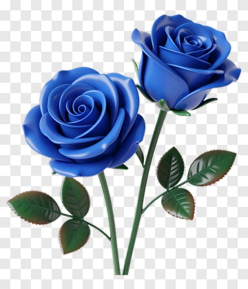 Blue Rose Bouquet PNG
