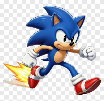 Sonic The Hedgehog Running PNG