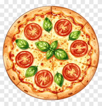 Margherita Pizza PNG