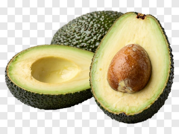 Fresh Avocado Halves PNG