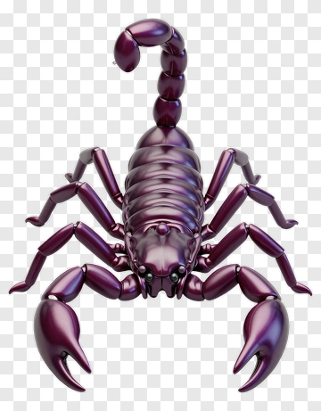Purple Scorpion PNG